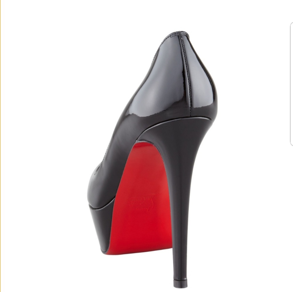 Black Patent Leather Christian Louboutins - Picture 5 of 5
